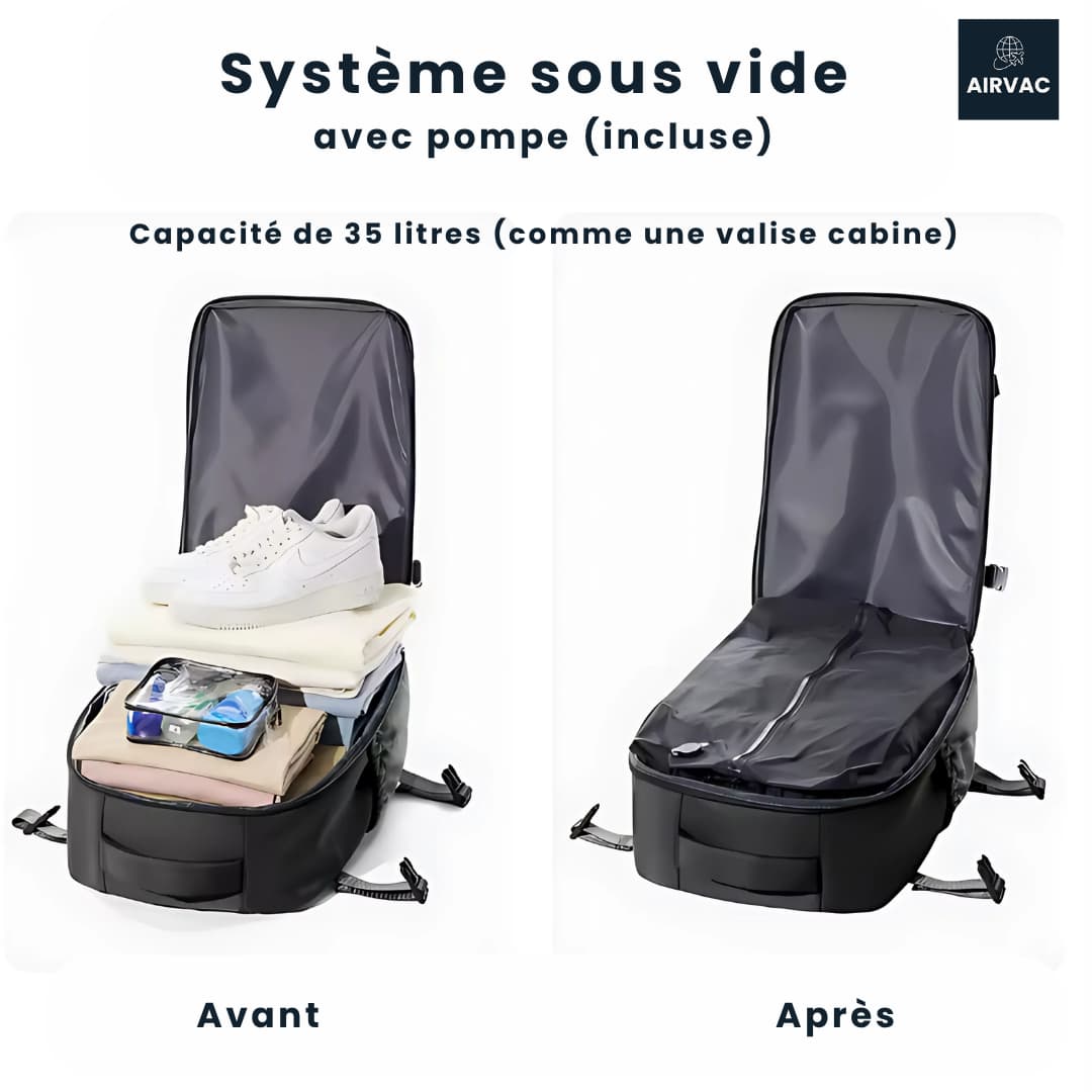 Sac de voyage compression AirVac